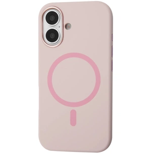 Чехол для мобильного телефона BeCover FIBRA Silicone OmniMag Apple iPhone 16 Light Pink (716229) изображение 1