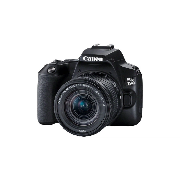 Цифровий фотоапарат Canon EOS 250D kit 18-55 IS STM Black (3454C007) - зображення 1