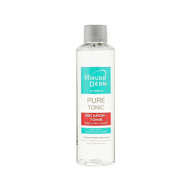 Лосьйон для обличчя Біокон Hirudo Derm Oil Problem Pure Tonic Очищувальний 180 мл (4820008319029) - picture 1