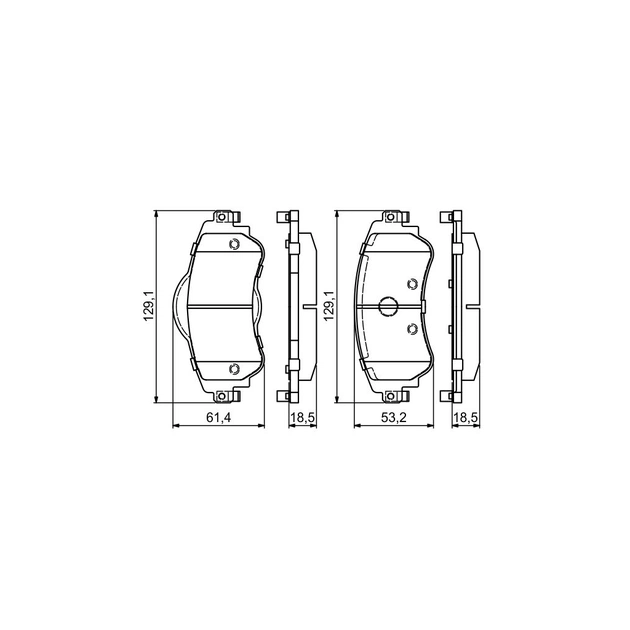 Тормозные колодки Bosch 0 986 494 690 - изображение 6