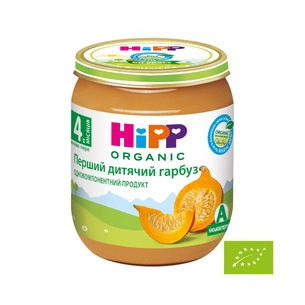 Дитяче пюре HiPP Перший дитячий гарбуз 125 г (1223093) зображення 1