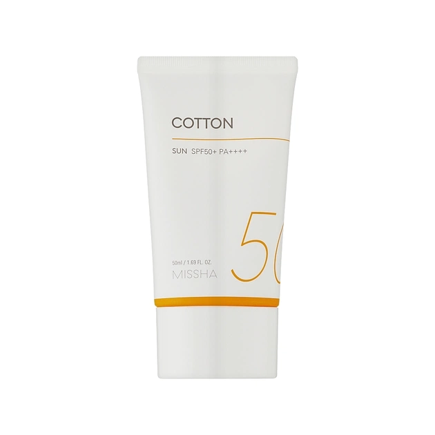 Засіб від засмаги Missha All Around Safe Block Cotton Sun SPF 50+ PA++++ 50 мл (8809747942138) - picture 1