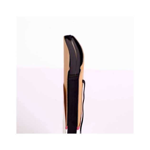 Блокнот Axent Partner Soft, 125х195, 96арк, кліт, золотий (8206-35-A) - зображення 7