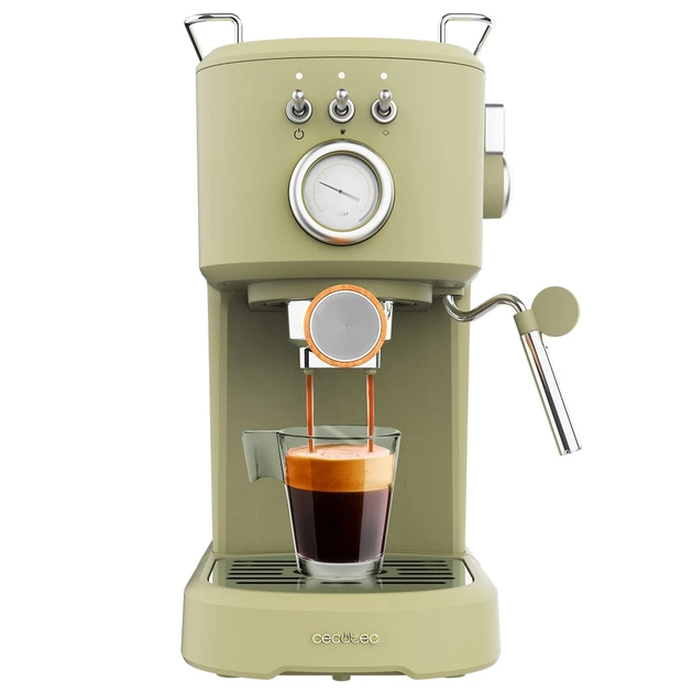 Кавоварка Cecotec Power Espresso 20 Retro Green (CCTC-01723) - зображення 1