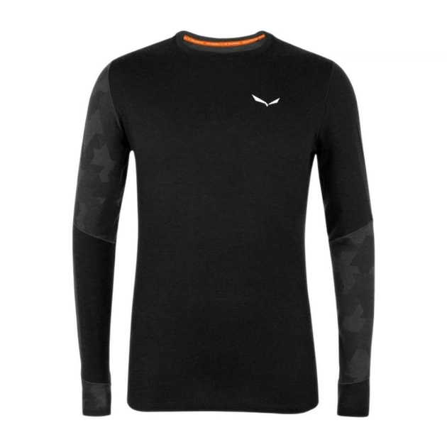 Термокофта Salewa Cristallo L/S Mns 28205 0910 - 48/M - чорний (013.002.9415) - изображение 1