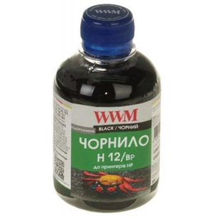 Чорнило WWM HP №10/11/12 200г Black 200г pigmented (H12/BP) зображення 1