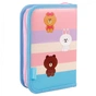 Пенал Yes Line Friends HP-04 з двома клапанами (533585) - зменшене зображення 2