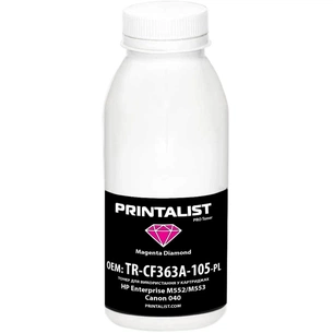 Тонер Printalist HP Enterprise M552/M553, Canon 040, 105г Magenta (TR-CF363A-105-PL) зображення 1