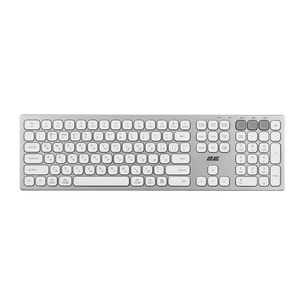 Клавіатура 2E KS270 109key Wireless UA Silver/White (2E-KS270WBWH_UA) зображення 1