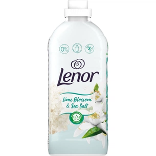 Кондиціонер для білизни Lenor Липовий цвіт та морська сіль 1200 мл (8006540889558) зображення 1