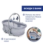 Ліжечко Chicco Колиска для новонародженого 5 в 1 Baby Hug Pro, сірий (87076.40) - зменшене зображення 3