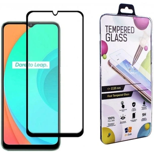 Скло захисне Drobak Realme C11 Full Cover Full Glue (Black) (222223) (222223) зображення 1