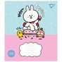 Зошит Yes Line Friends. Sweetieland 12 аркушів коса лінія (766935) - зменшене зображення 3