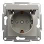 Розетка Schneider Electric ASFORA з кришкою, бронза (EPH3100169) - уменьшенное изображение 1