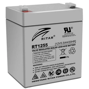 Батарея до ДБЖ Ritar AGM 12V-5.5Ah (RT1255) зображення 1