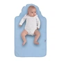Пелюшки для малюків Sevi Bebe Клейонка для сповивання з подушкою рожева (8692241202101) - зменшене зображення 5
