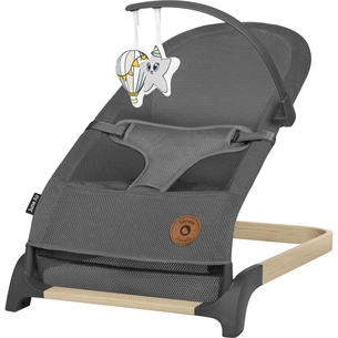 Крісло-гойдалка Lionelo шезлонг June air grey graphite (LO-JUNE AIR GREY GRAPHITE) зображення 1
