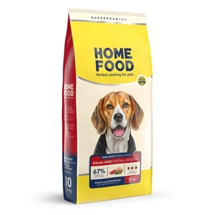 Сухий корм для собак Home Food ADULT MEDIUM/MAXI Grain-free hypoallergenic з качкою та нутом 10 кг (4820235021368) зображення 1