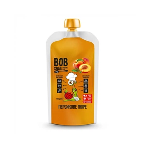 Дитяче пюре Bob Snail Персик 400 г (4820219342823) зображення 1
