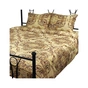 Постільна білизна Руно Сатин полуторна (1.137К_40-0485 Beige Brown) - зменшене зображення 1