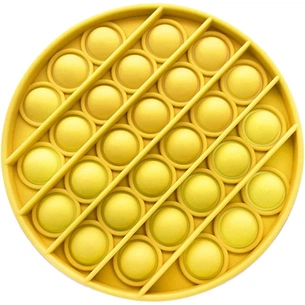 Антистрес Sibelly антистрес Pop It Mono Circle Yellow (SB-PPIT-CRCL-YL) зображення 1