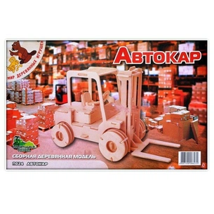 Збірна модель Мир деревянных игрушек Автокар (П024) зображення 1