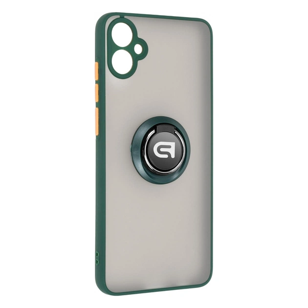 Чохол до мобільного телефона Armorstandart Frosted Matte Ring Samsung A05 (A055) Dark Green (ARM72761) - зображення 1