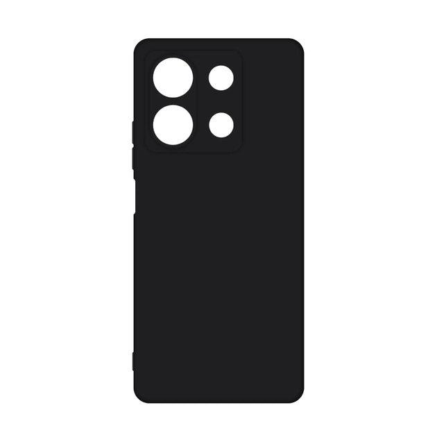 Чохол до мобільного телефона Intaleo Silicone Xiaomi Redmi Note 13 5G Black (1283126601132) - зображення 1