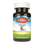 Вітамін Carlson Вітамін K2, MK-7, 90 мкг, Vitamin K2 as MK-7, 60 желатинових (CL10710) - зменшене зображення 1