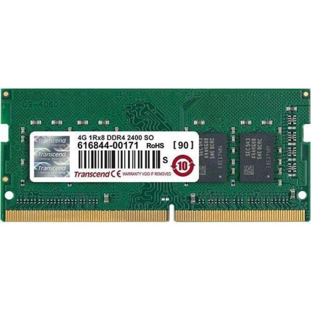 Модуль пам'яті для ноутбука SoDIMM DDR4 4GB 2400 MHz Transcend (JM2400HSH-4G) - изображение 1
