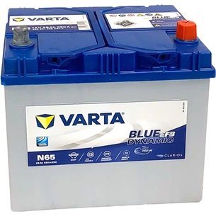Акумулятор автомобільний Varta Blue Dynamic EFB 65Ah ASIA Ев (-/+) (650EN) (565501065) зображення 1