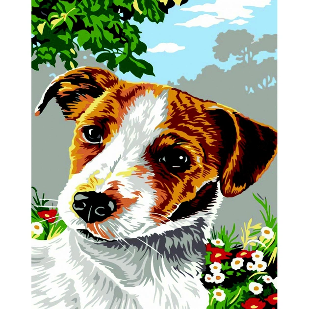 Картина по номерам ZiBi Джек рассел 40*50 см ART Line (ZB.64243) - изображение 1