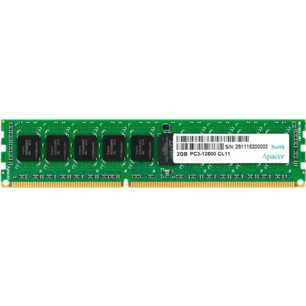 Модуль пам'яті для комп'ютера DDR3 2GB 1600 MHz Apacer (DL.02G2K.HAM) - зображення 1