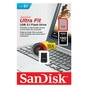 USB флеш накопичувач SanDisk 256GB Ultra Fit USB 3.1 (SDCZ430-256G-G46) - зменшене зображення 5