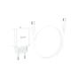 Зарядний пристрій HOCO C104A USB-C PD20W + cable USB-C to USB-C white (6931474782915) - зменшене зображення 7