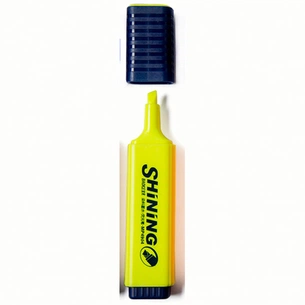 Маркер Baoke текстовий, 2-4 мм жовтий Shining (MARK-TXT-BAO-MP4904Y) изображение 1