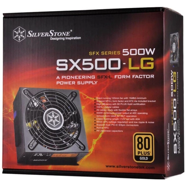 Блок живлення Silver Stone 500W STRIDER SX500-LG (SST-SX500-LG) - зображення 7