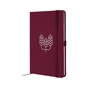 Книга записна Axent Partner Колоски 125x195 мм, 96 аркушів, клітинка, винна (8201-46-8-A) - уменьшенное изображение 1
