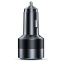 Зарядний пристрій Choetech car 2хUSB-C+USB-A 130W QC3.0/PD/PPS black (TC0011-BK) - зменшене зображення 2