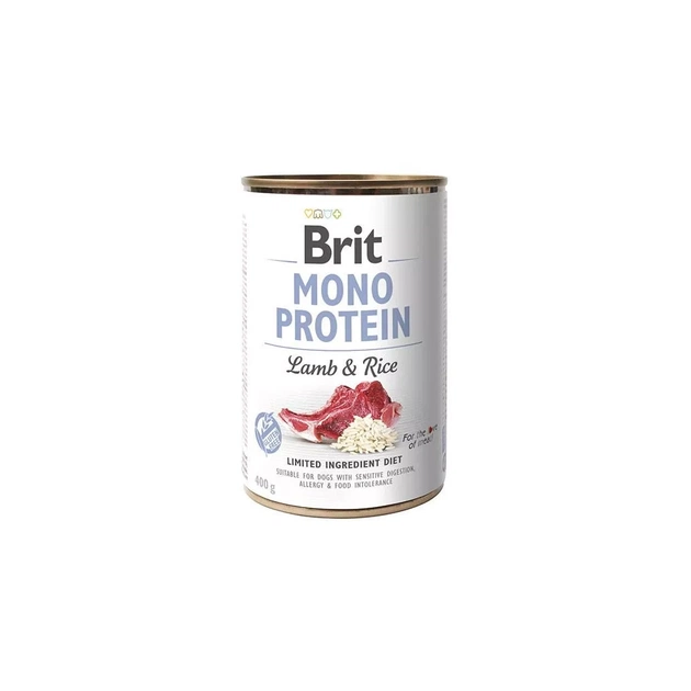 Вологий корм для собак Brit Care Mono Protein Lamb and Rice з ягнятиною та рисом (8595602555352) - зображення 1