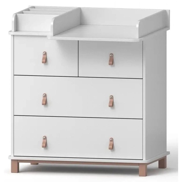 Комод-пеленатор Angelo Glori з органайзером (ручки мокко) 90х51х90 (30004) - picture 1