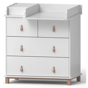 Комод-пеленатор Angelo Glori з органайзером (ручки мокко) 90х51х90 (30004) зображення 1