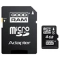 Карта пам'яті Goodram 4Gb microSDHC class 4 (SDU4GHCAGRR10 / SDU4GHCAGRR9) - зменшене зображення 1