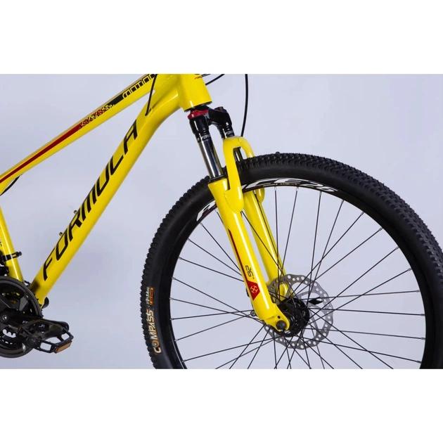 Велосипед Formula 26" MOTION DD FR рама-13" AL 2026 жовтий з чорним (OPS-FR-26-811) - изображение 4