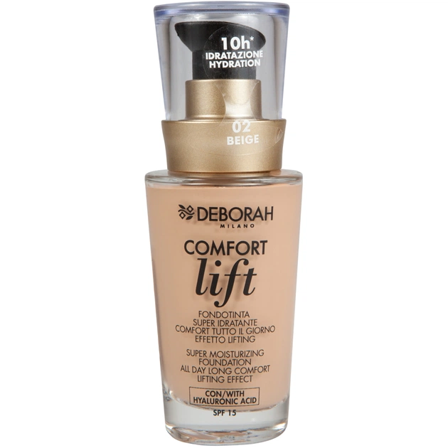 Тональна основа Deborah Comfort Lift 02 - Beige 30 мл (8009518122572) - зображення 1