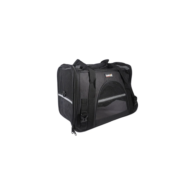 Переноска для тварин AnimAll HJ-8003 м'яка 48х25х33 см чорна (2000981206260) - зображення 1