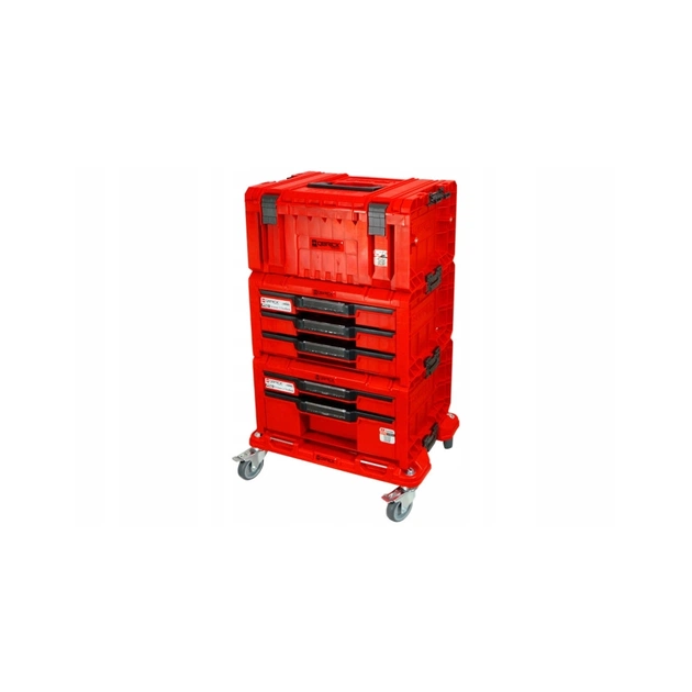 Ящик для інструментів QBRICK SYSTEM набір на платформі, 21", 525*345*885, SYSTEM PRO Drawer Workshop Set 4 Red (Z258360PG003) - picture 4