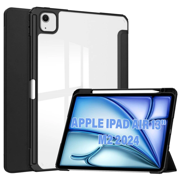 Чехол для планшета BeCover Soft Edge TPU Apple iPad Air 13" M2/M3 (2024/2025) Black (711711) - изображение 1