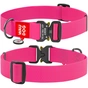 Нашийник для тварин WAUDOG Waterproof з QR паспортом XXL Ш 40 мм Д 43-70 см(рожевий) (28017) - зменшене зображення 4