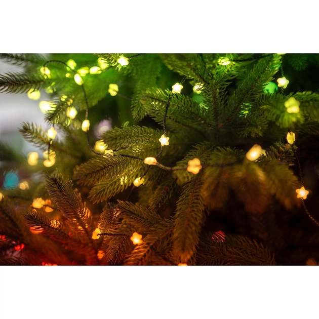 Гірлянда Twinkly Smart LED Strings USB 200 Star-shaped RGB LEDs, Green Wire, USB-C 12м (TWKS200RGB-G) - picture 6